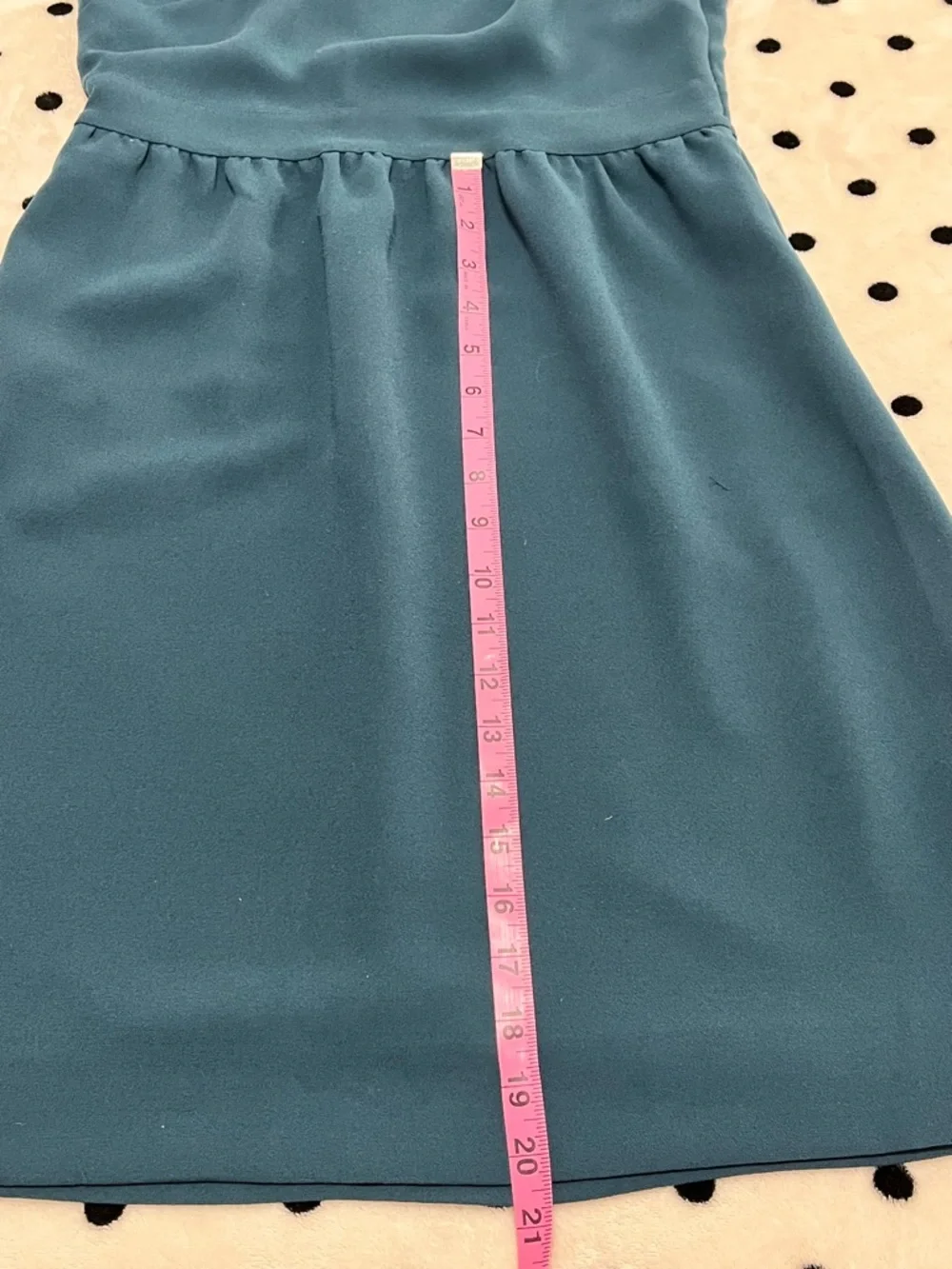 J. Crew Teal Cap Sleeve Dress Size 4_8